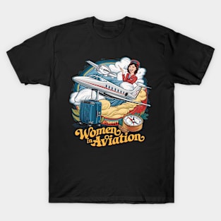 women in aviation T-Shirt